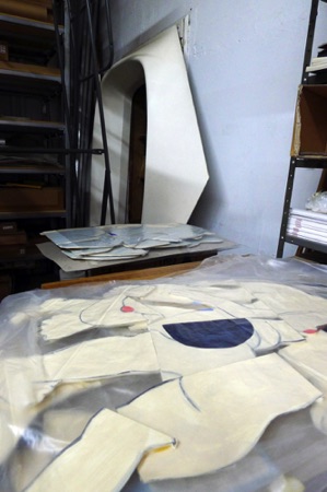 Susan Weil’s studio, 2013 Susan Weil’s studio, 2013